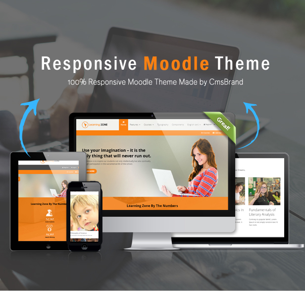 LearningZone - Responsive Moodle Theme