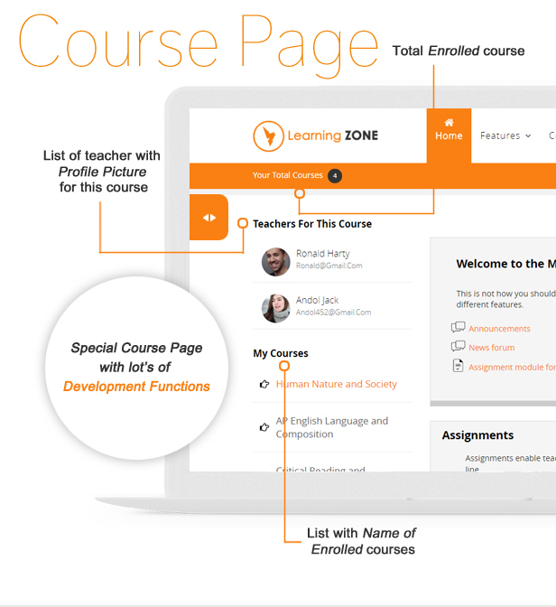 LearningZone - Responsive Moodle Theme