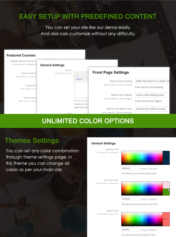Academic - Responsive Moodle Theme