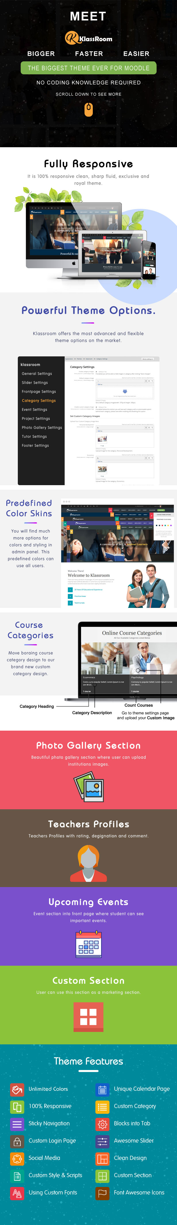 Klassroom - Premium Moodle Theme