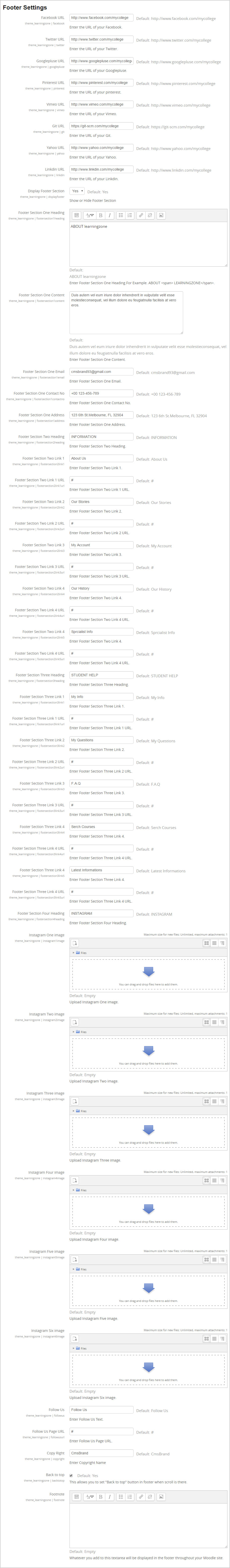 footer-settings