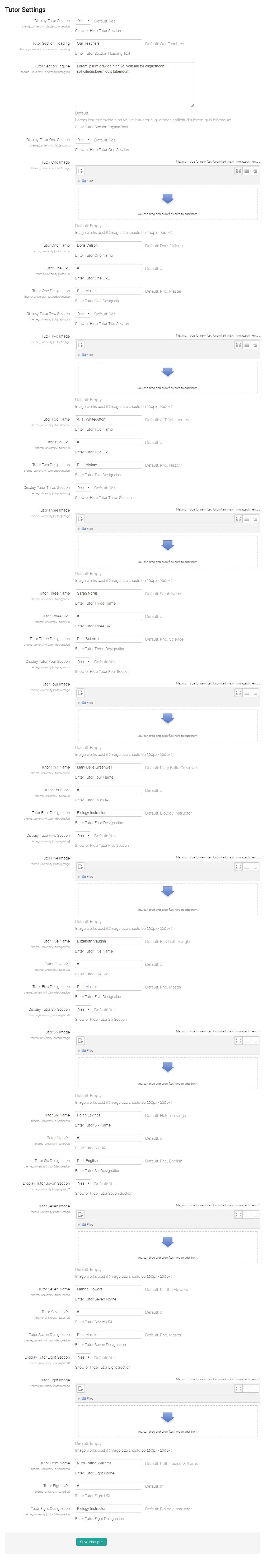tutor-settings